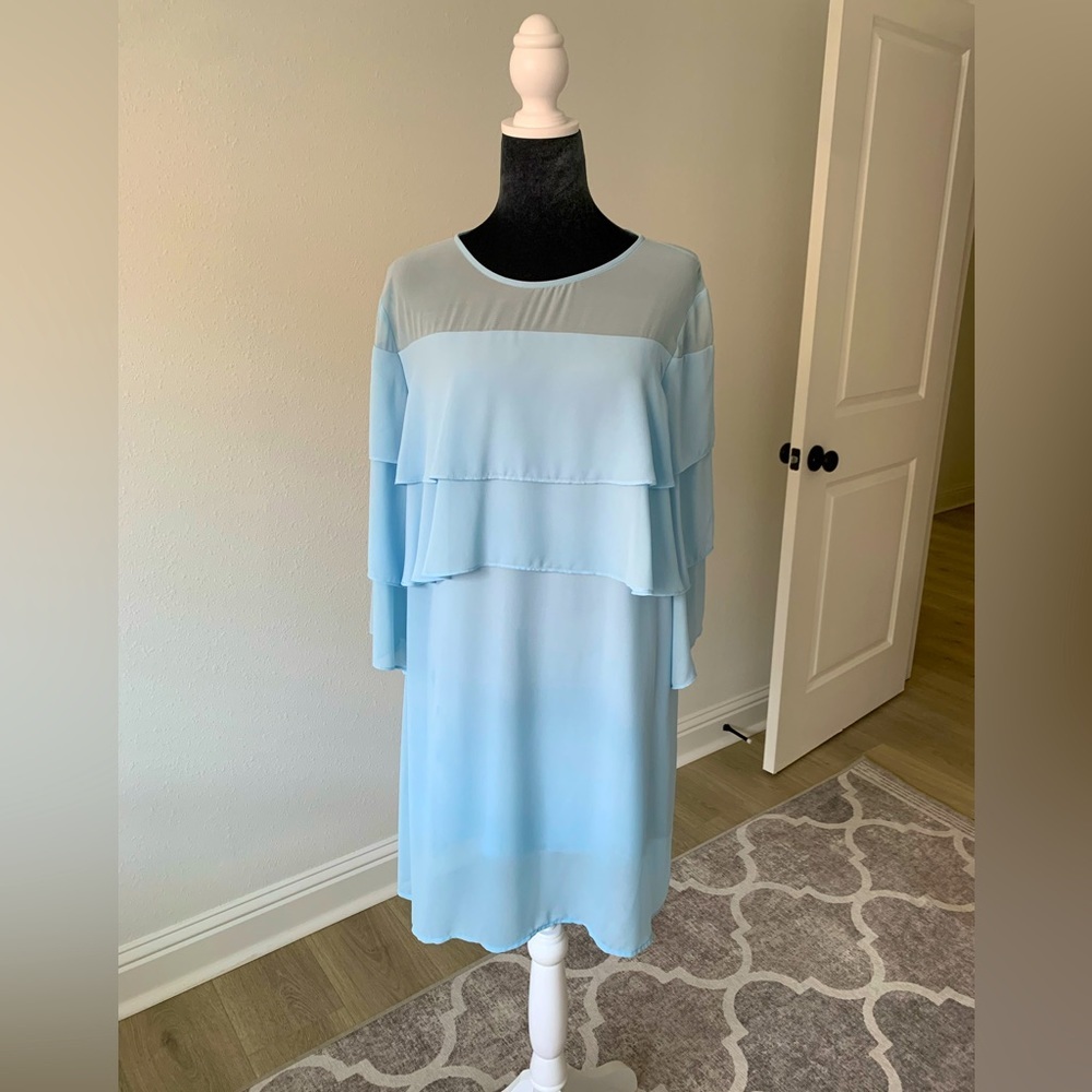 Strut & Bolt Light Blue Dress. *missing back button